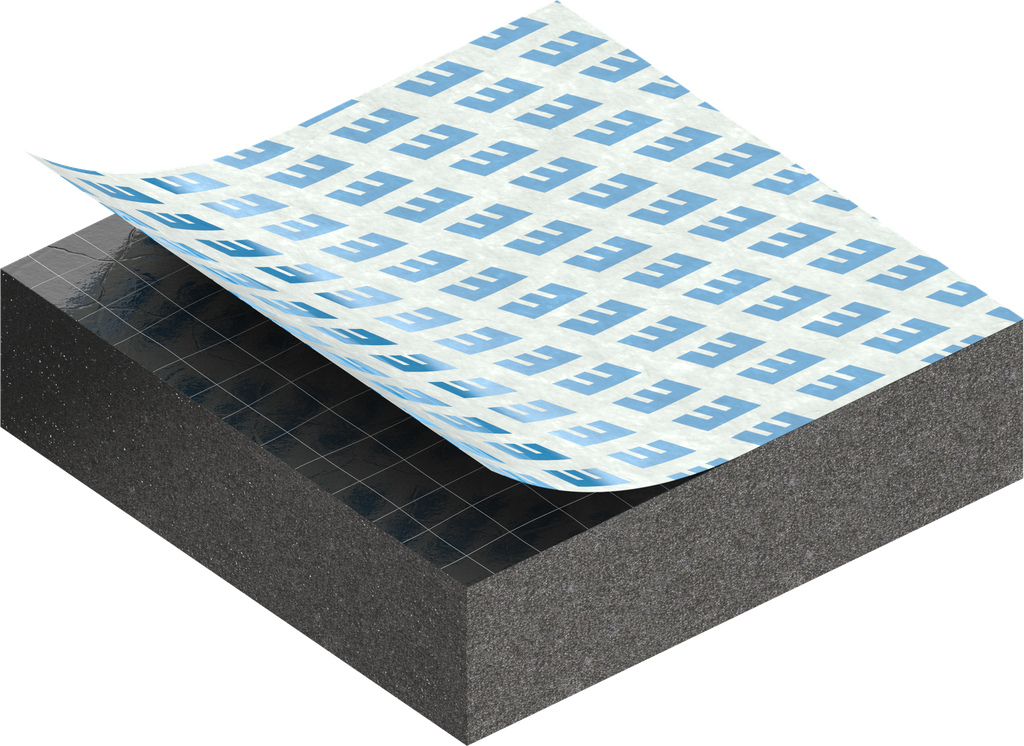 Zellgummi 8 x 30 mm, CR schwarz dehnungsfrei und selbstklebende Montagehilfe