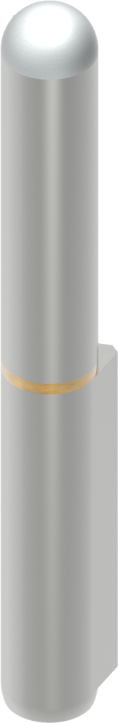 Paumelle à souder, acier brut