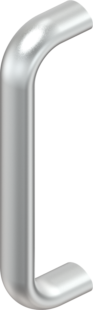 poignée, aluminium brillant
