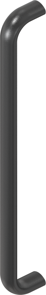 Asa en forma de estribo, aluminio revestido con plástico negro