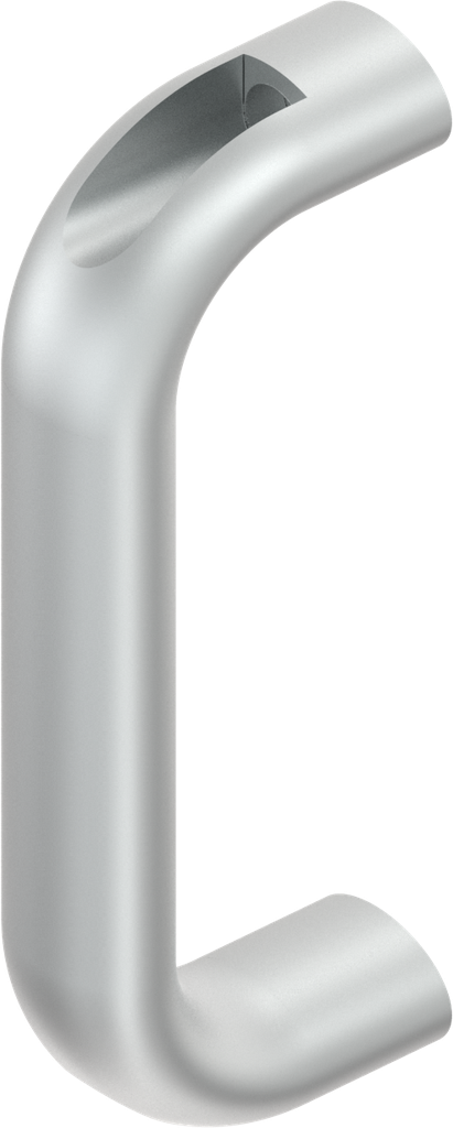 Maniglia a ponte, alluminio lucido