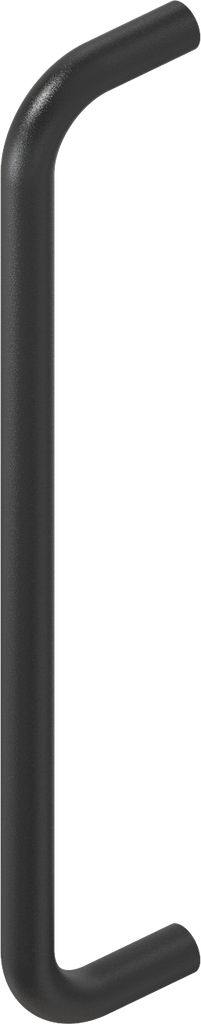 Handgreep, Aluminium zwart plastic gecoat