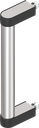 poignée tubulaire, aluminium anodisé