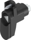 Módulo de cierre con inserto triángulo 9, poliamida GF negro