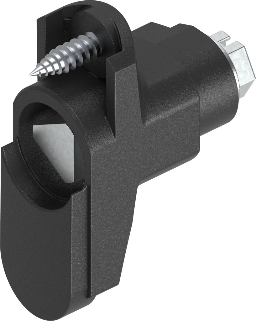 module avec rotor triangle 10, polyamide GF noir