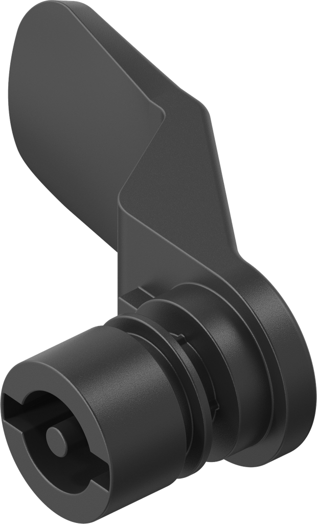 came double barre 3, polyamide GF noir