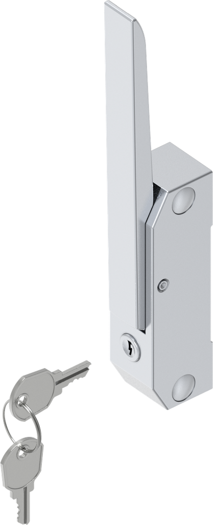 Hebelverschluss für seitliche Montage unterschiedliche Schließung, GD-Zn glanzverchromt