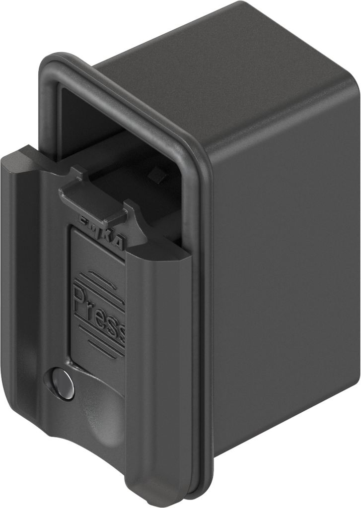 Module Zamak zwart gepoedercoat