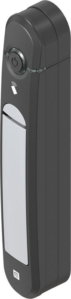 Zamak gepoedercoat in wit aluminium en polyamide GV zwart