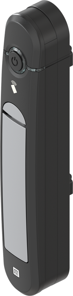 Zamak gepoedercoat in wit aluminium en polyamide GV zwart