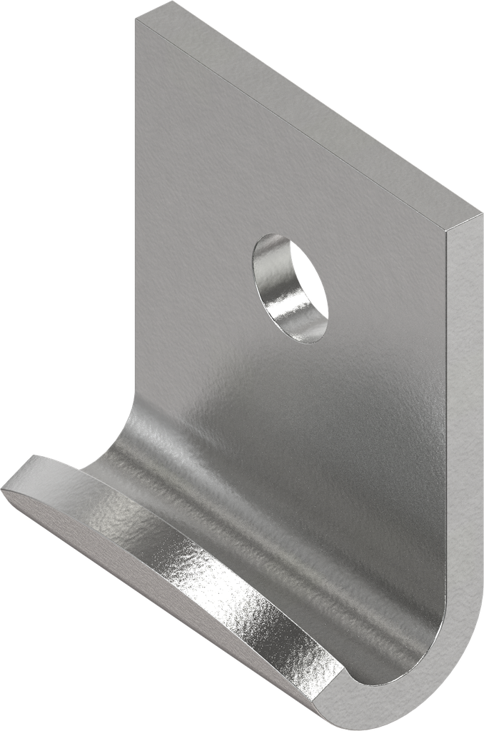 Haak met gaten, Staal onbehandeld