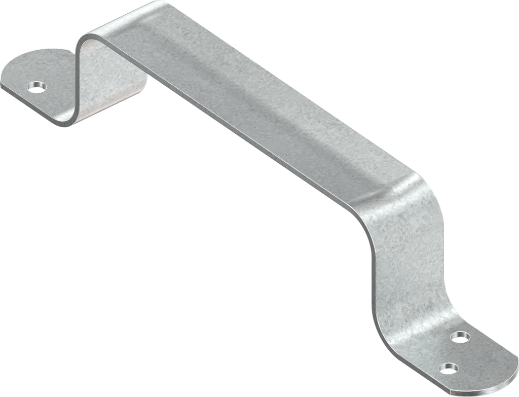 Maniglia a ponte, acciaio zincato DS più Top Coat