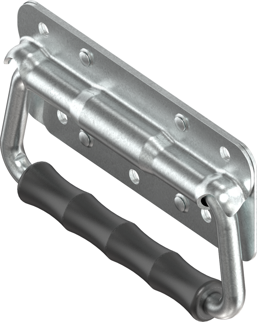 Asa plegable con resorte de torsión, acero galvanizado DS más Top Coat