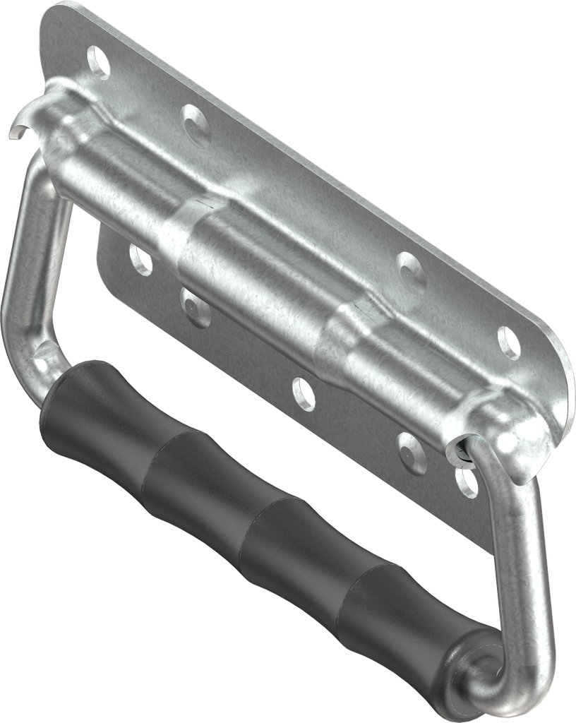 Asa plegable sin resorte de torsión, acero galvanizado DS más Top Coat