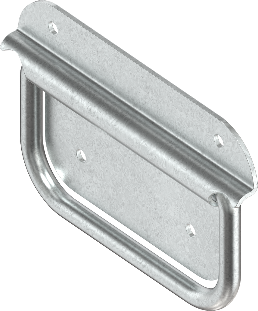 Asa plegable sin resorte de torsión, acero galvanizado DS más Top Coat