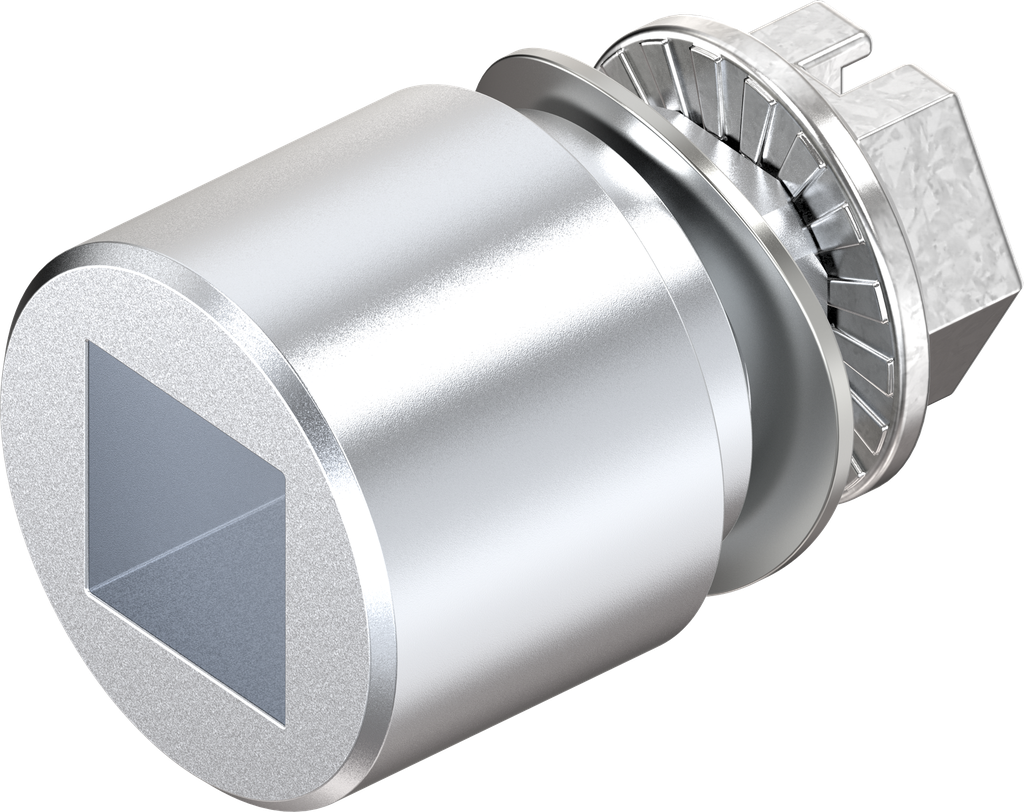 rotor carré femelle 8, zamak chromé