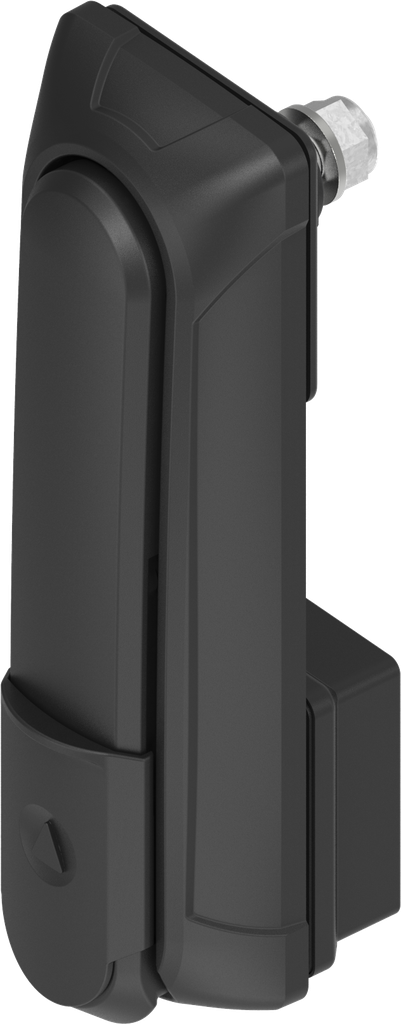 Zwenkgreep "kort" met module voor profiel-halfcilinder 40 mm (A = 30 mm), polyamide GF zwart