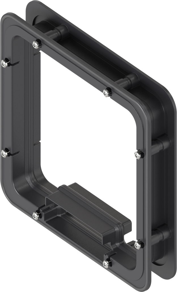 Spacer frame foamed for Ts = 35 mm, ABS black