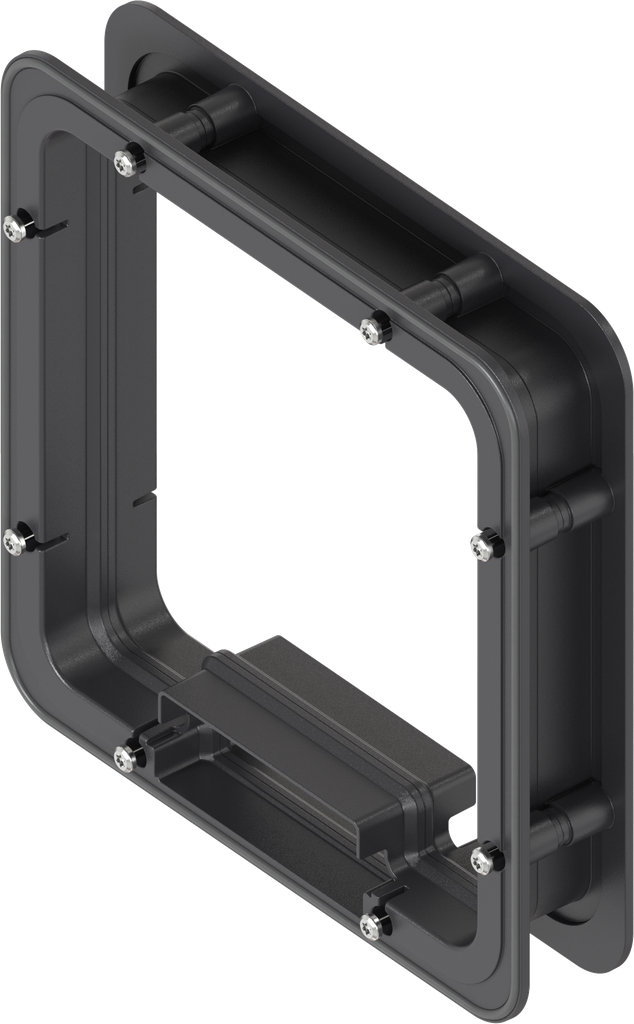 Spacer frame foamed for Ts = 40 mm, ABS black