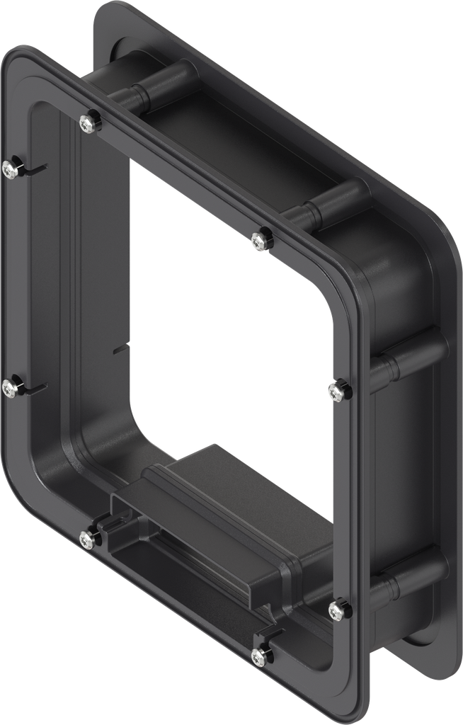 Spacer frame foamed inside for Ts = 50 mm, ABS black