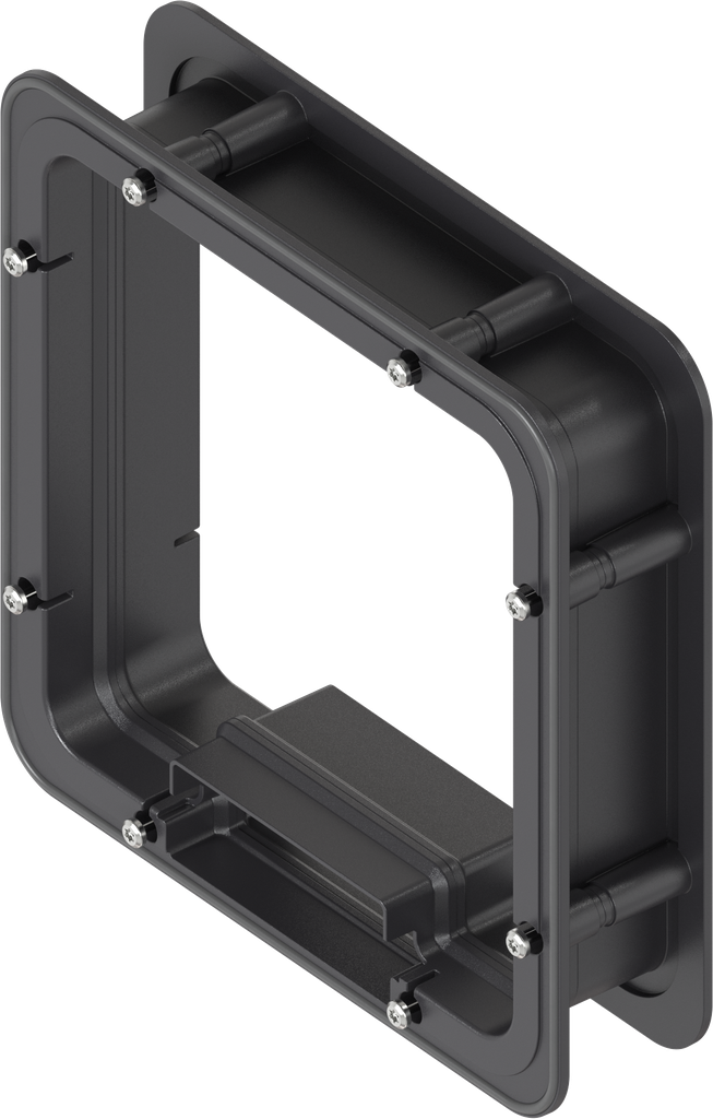 Spacer frame foamed for Ts = 50 mm, ABS black