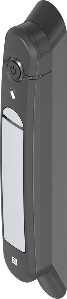 Zamak gepoedercoat in wit aluminium en polyamide GV zwart