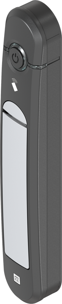 Zamak gepoedercoat in wit aluminium en polyamide GV zwart