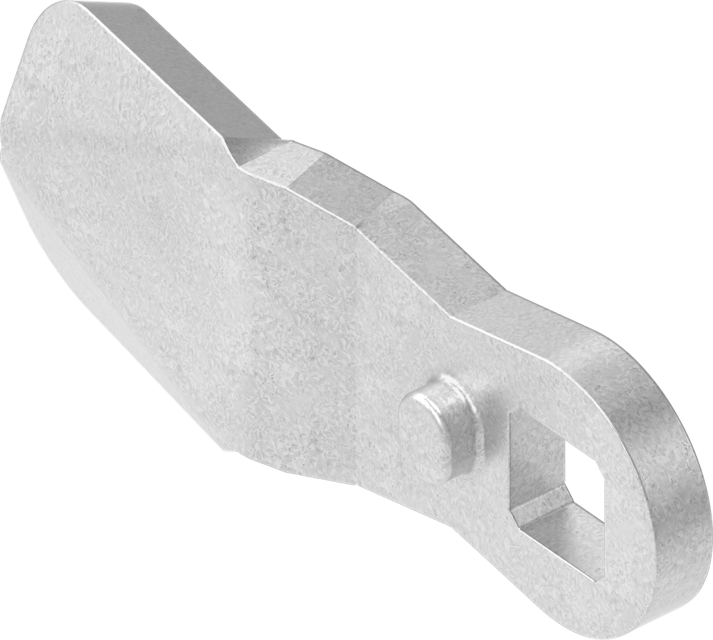 Linguetta, acciaio zincato