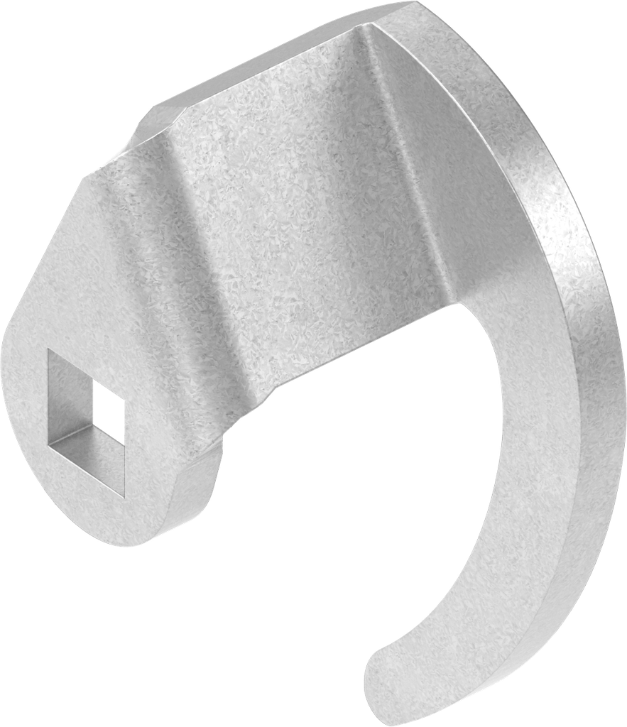 Hakenzunge, Stahl verzinkt