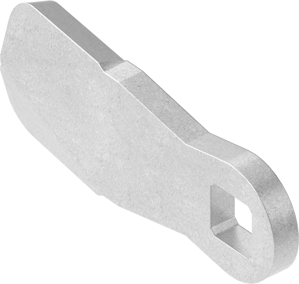 Cam without catch, Steel zinc-plated