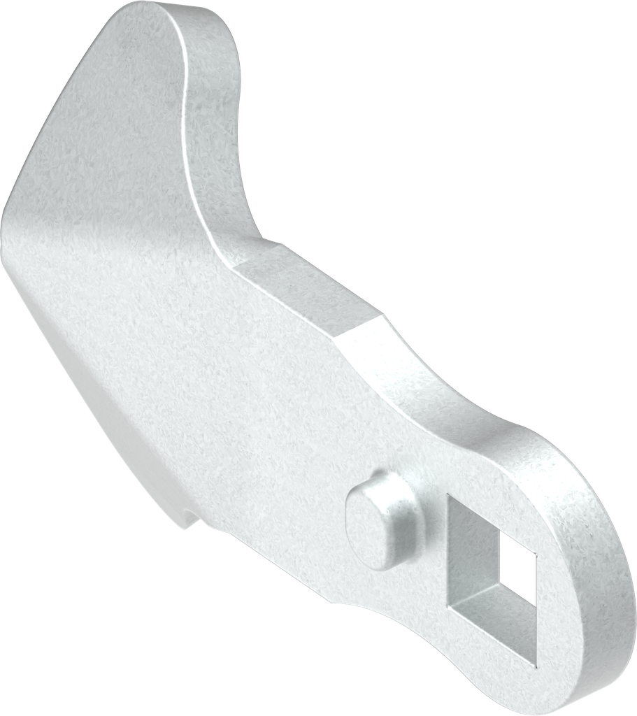 Auflaufzunge, Stahl verzinkt