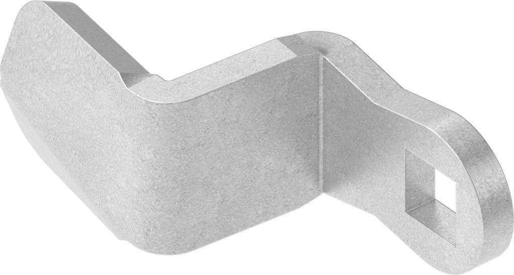 Zunge ohne Nase, Stahl verzinkt