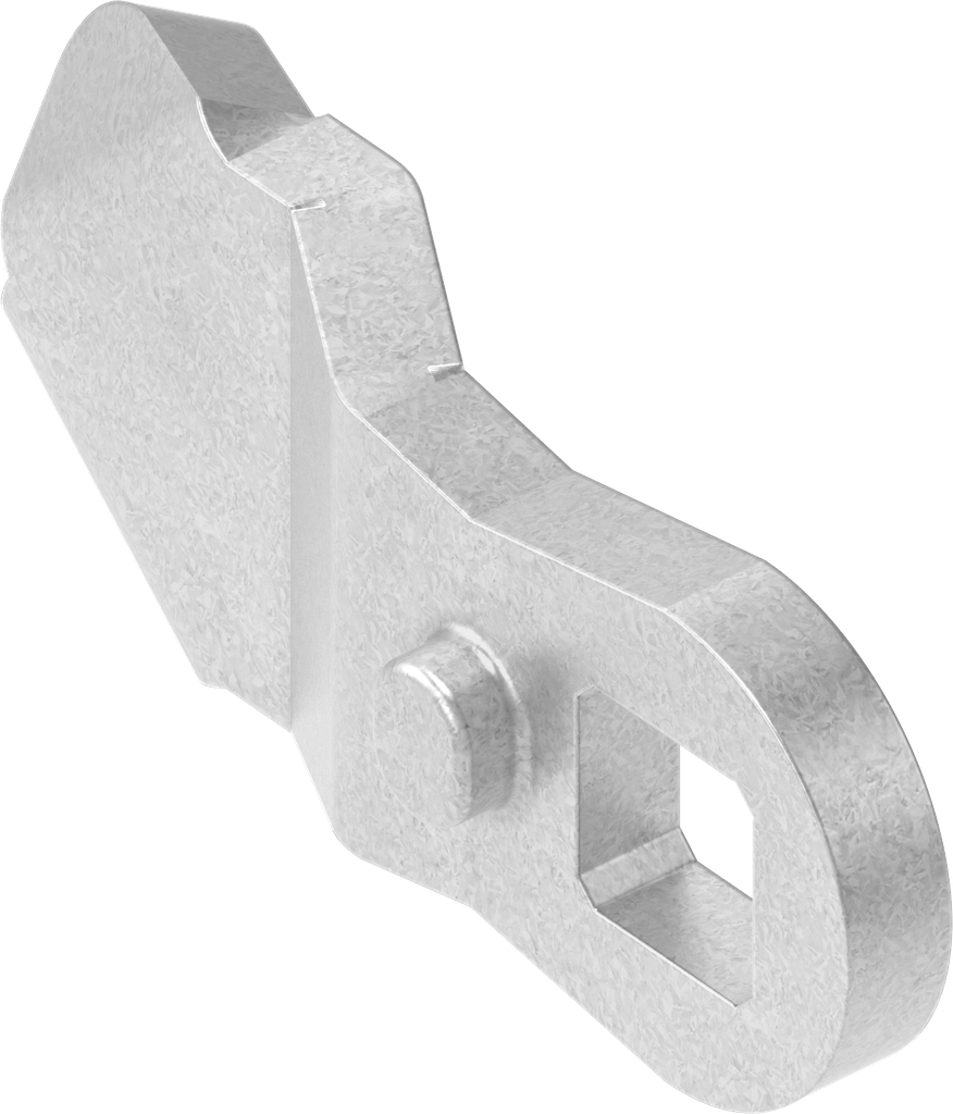 Zunge, Stahl verzinkt