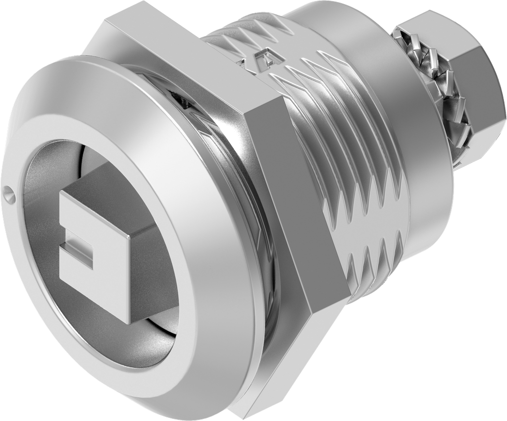 DSV GH=22 mit Betätigung VK 7.9 kon. 8.6, Edelstahl AISI 316
