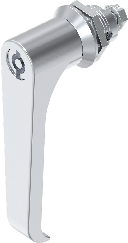 L-handle quarter turn double bit 5, Zinc die chrome-plated