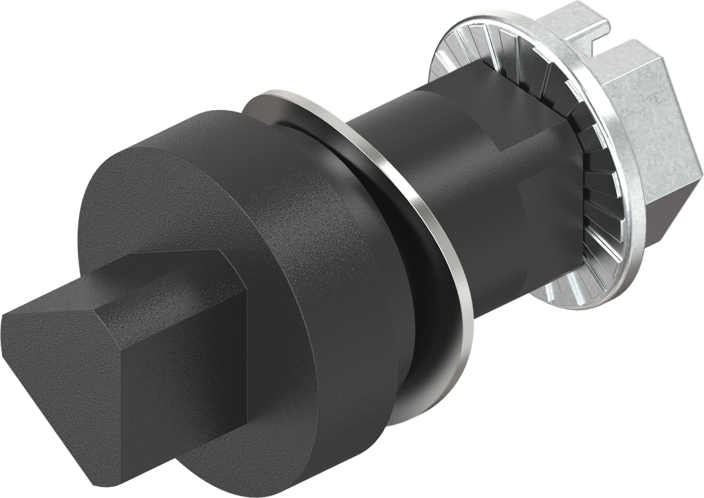 Inserto triangolo 8, poliammide 66 GF 50 nero