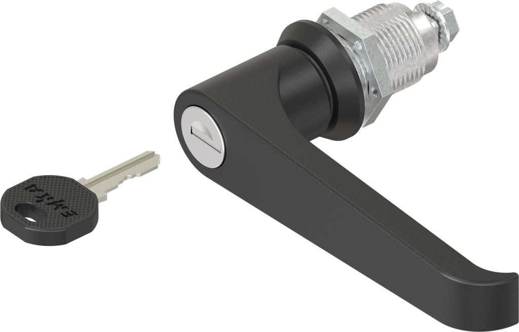 L-greep sleutelnummer EK 333, Zamak en polyamide zwart