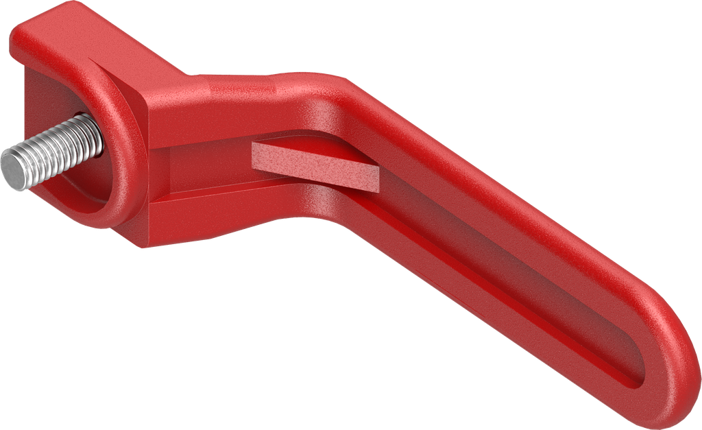 Binnengreep, polyamide rood