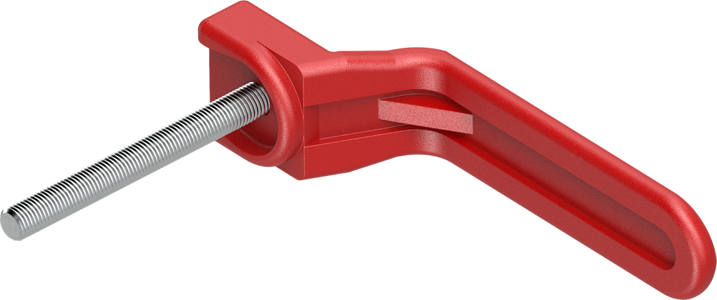 Binnengreep, polyamide rood