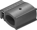 Dichtprofil selbstklemmend aus Brandschutzmaterial, Moosgummi EPDM; Klemmprofil Moosgummi EPDM schwarz