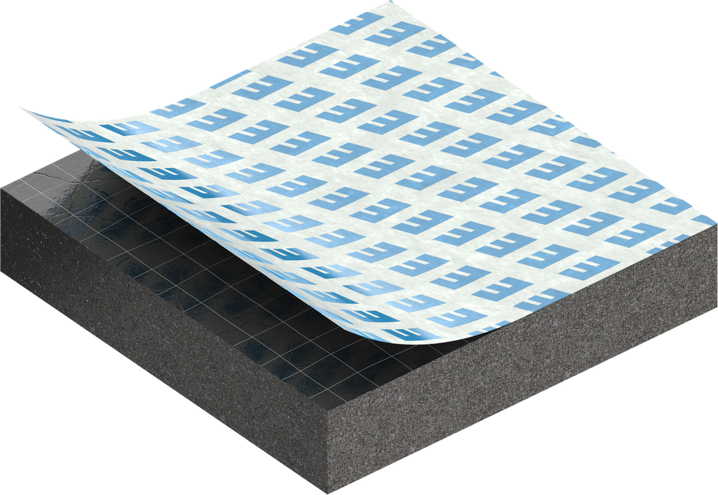 Celrubber 6 x 30 mm, EPDM Zwart rekvrij en zelfklevend