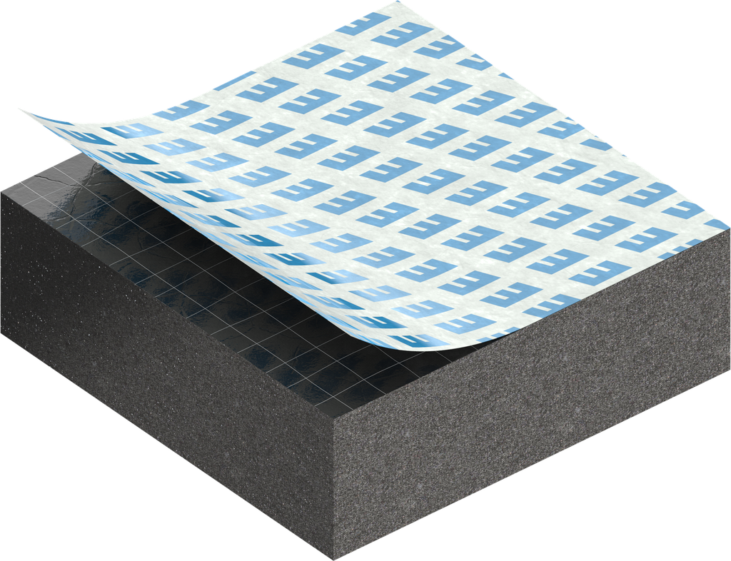 Celrubber 10 x 30 mm, EPDM Zwart rekvrij en zelfklevend