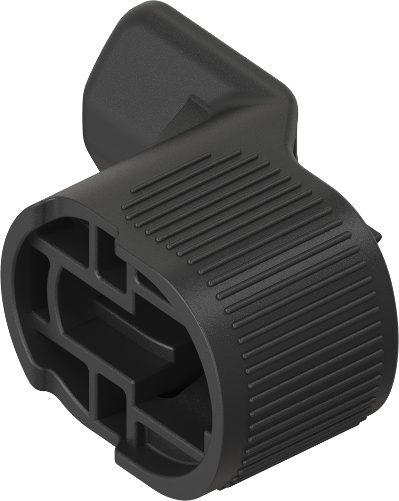 came d'encliquetage H = 19,5 mm, polyamide GF noir