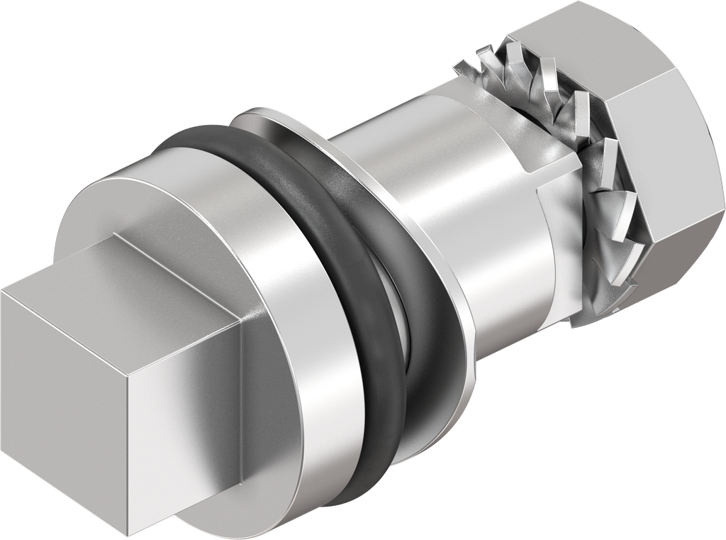 rotor carré 6, inox AISI 303