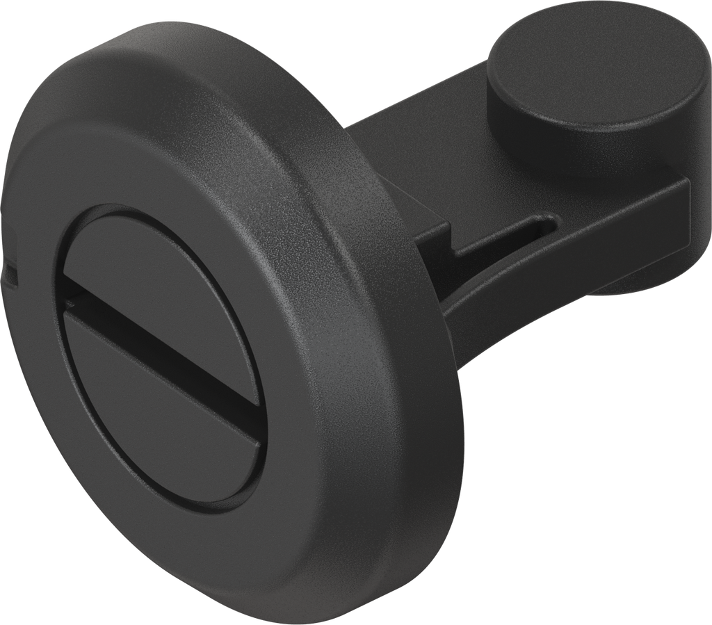 Inserto intaglio 1,5x3, poliammide GF nero