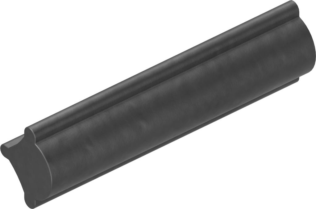 Tira de bloqueo para perfil base, EPDM 85 ± 5 Shore A negro