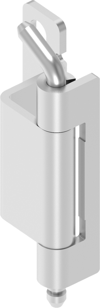 charnière 120°, inox AISI 304