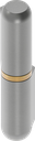 Bisagra, soldable, acero bruto
