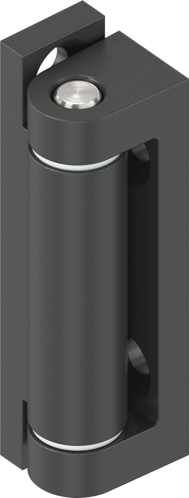 charnière, zamak époxy noir