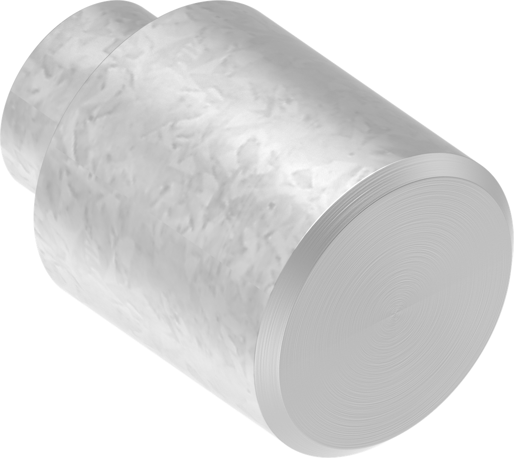 Sluitpin, Staal verzinkt